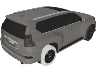 Lexus GX460 (2020) 3D Model preview