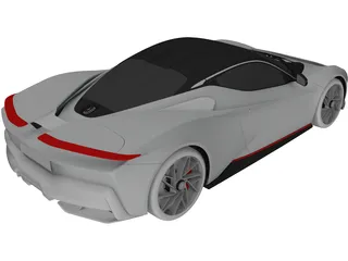 Automobili Pininfarina Battista (2020) 3D Model preview