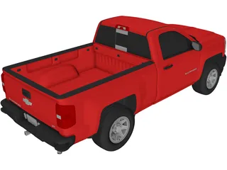 Chevrolet Silverado 3D Model preview