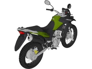 Honda XRE 300 3D Model preview