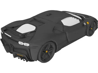 Ferrari SF90 Stradale (2021) 3D Model preview