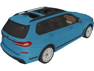 BMW X7 (2021) 3D Model preview