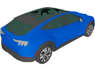 Ford Mustang Mach-E (2021) 3D Model preview