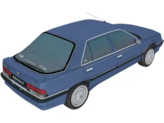 Renault R25 Baccara (1992) 3D Model preview