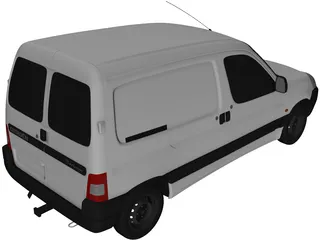 Citroen Berlingo (2002) 3D Model preview
