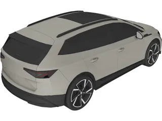 Skoda Enyaq iV (2022) 3D Model preview
