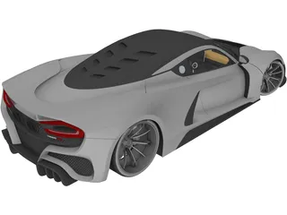 Hennesey Venom F5 (2022) 3D Model preview