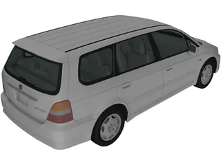 Honda Odyssey (1999) 3D Model preview