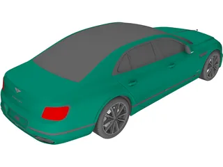 Bentley Flying Spur Hybrid (2022) 3D Model preview