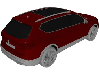 Seat Tarraco Excellence (2021) 3D Model preview