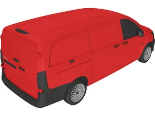 Mercedes-Benz Metris Cargo Van (2021) 3D Model preview