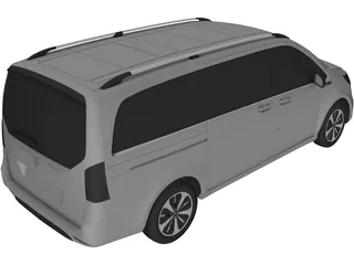 Mercedes-Benz Tourer EQV (2021) 3D Model preview