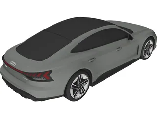 Audi e-tron GT (2022) 3D Model preview