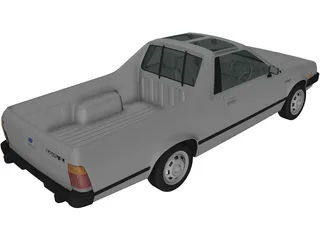 Subaru Brat GL (1981) 3D Model preview