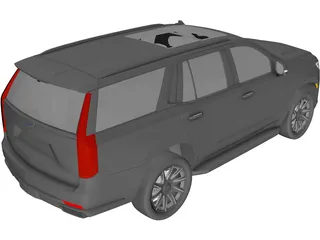 Cadillac Escalade (2021) 3D Model preview