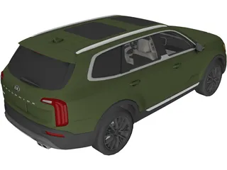 Kia Telluride (2020) 3D Model preview
