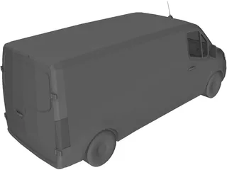 Mercedes-Benz Sprinter 3D Model preview