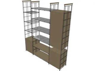 Balton Regal Shelf 3D Model preview