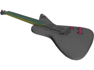 Rock Guitar 3D Model preview