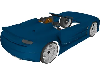 Concept Car Mystic Phantasy 3D Model preview