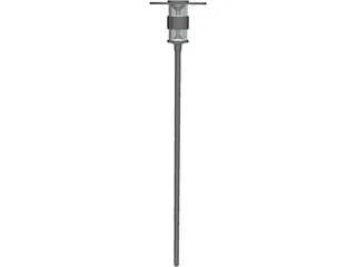 Poulsen Street Lamp 3D Model preview
