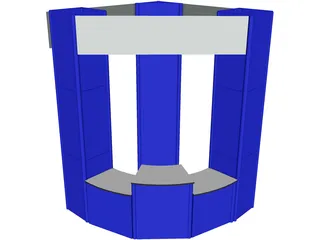 Tradeshow Display 3D Model preview