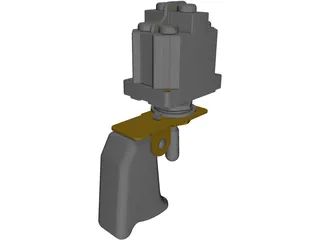 Cuttler&Hammer Toggle Switch with Guard 3D Model preview