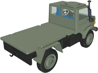 Mercedes-Benz Unimog 1300 4x4 Truck 3D Model preview