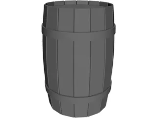 Barrel 3D Model preview
