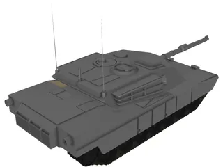 M1A1 Abrams 3D Model preview