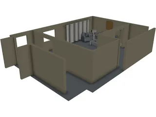 Living Room 3D Model preview