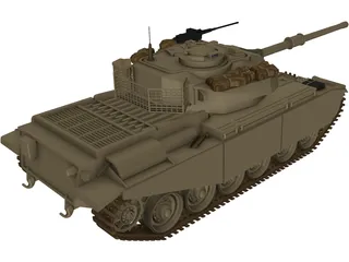 Centurion Mk.5 3D Model preview