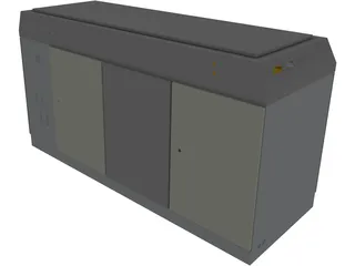 GSI Lumonics MW Classic Series Laser 3D Model preview