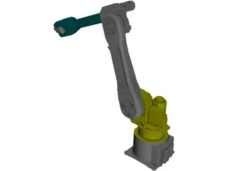 Fanuc Robotics M-16iB10L Robotic Arm 3D Model preview