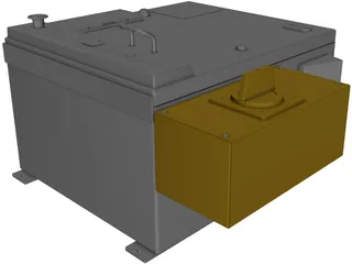 Fanuc Robotics RJ3 Op Box 3D Model preview