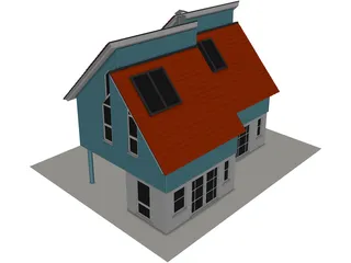 Cottage 3D Model preview