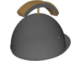 Roman Helmet 3D Model preview
