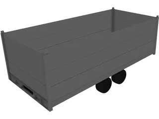 Trailer Anssems Msx 3000 3D Model preview