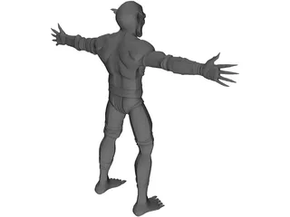 Orc 3D Model preview