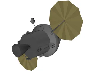 Orion Spacecraft 3D Model preview