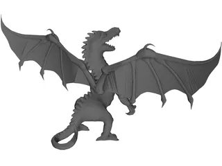 Dragon 3D Model preview