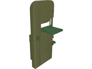 Wood Band Saw 20 in. 3D Model preview