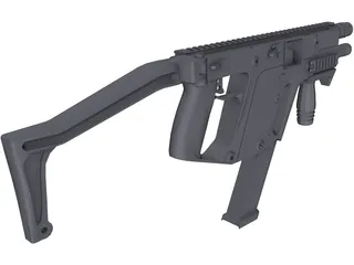 SMG Vector 45ACP 3D Model preview
