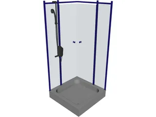 Shower 3D Model preview
