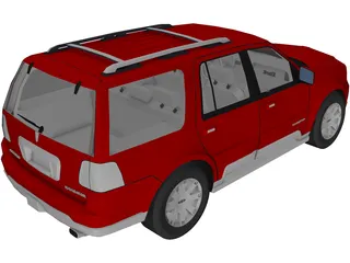 Lincoln Navigator (2004) 3D Model preview