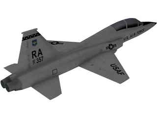 Northrop T-38 Talon 3D Model preview