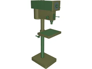 Rockwell Drill Press 3D Model preview
