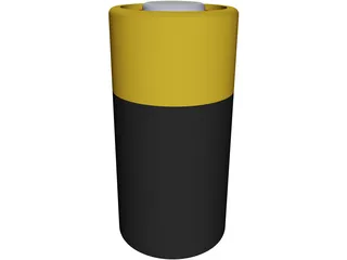 Duracell Battery 6V 3D Model preview