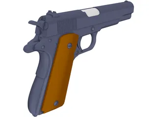 Colt 45 3D Model preview