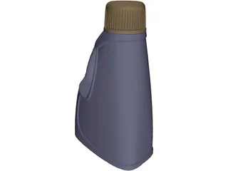 Detergent Bottle 3D Model preview